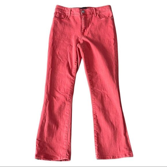 Sanctuary Denim Connector Kick Crop Standard Rise Burnt Orange Jeans Size 27 - Picture 1 of 16